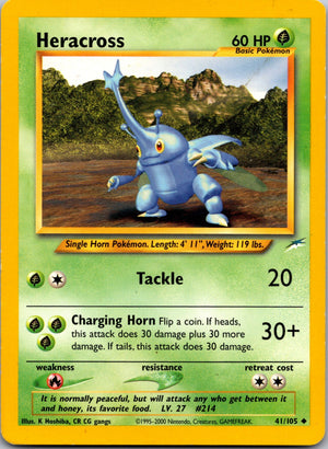 2002 Neo Destiny 041/105 Heracross LP