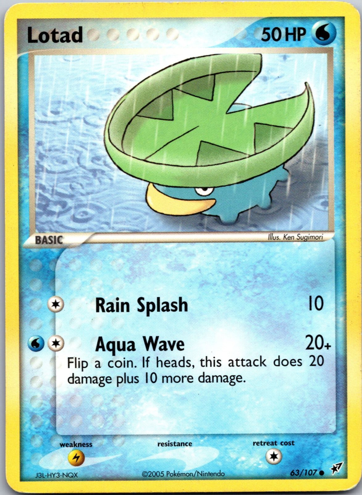2005 Deoxys 63/107 Lotad LP