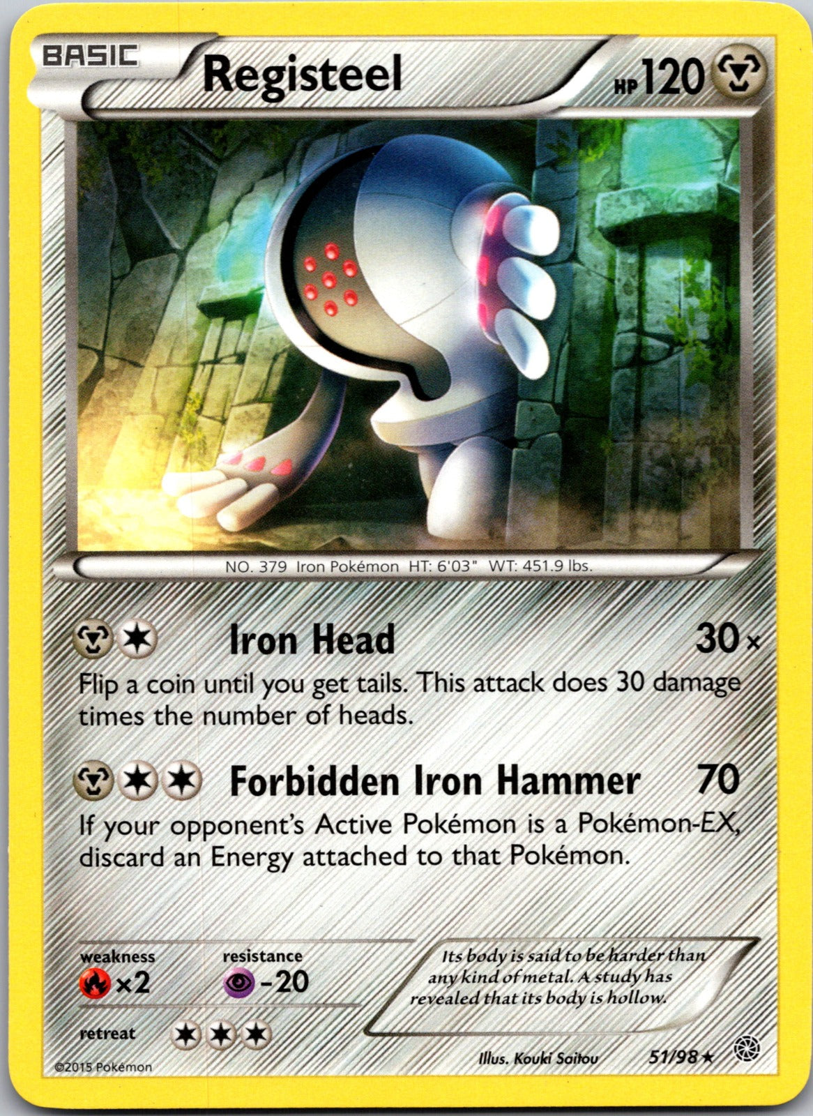 2015 XY - Ancient Origins 51/98 Registeel LP