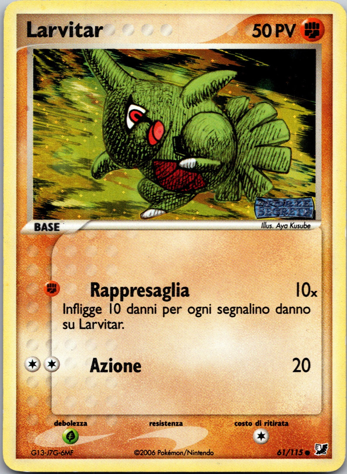 2001 Larvitar Neo Discovery 57/75 NM
