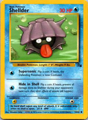 1999 Fossil 54/62 Shellder Common L129
