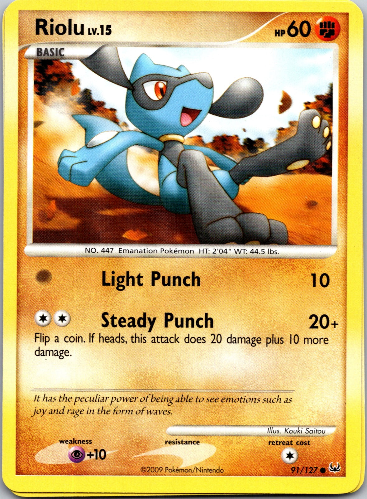 2009 Platinum 91/127 Riolu LP D178