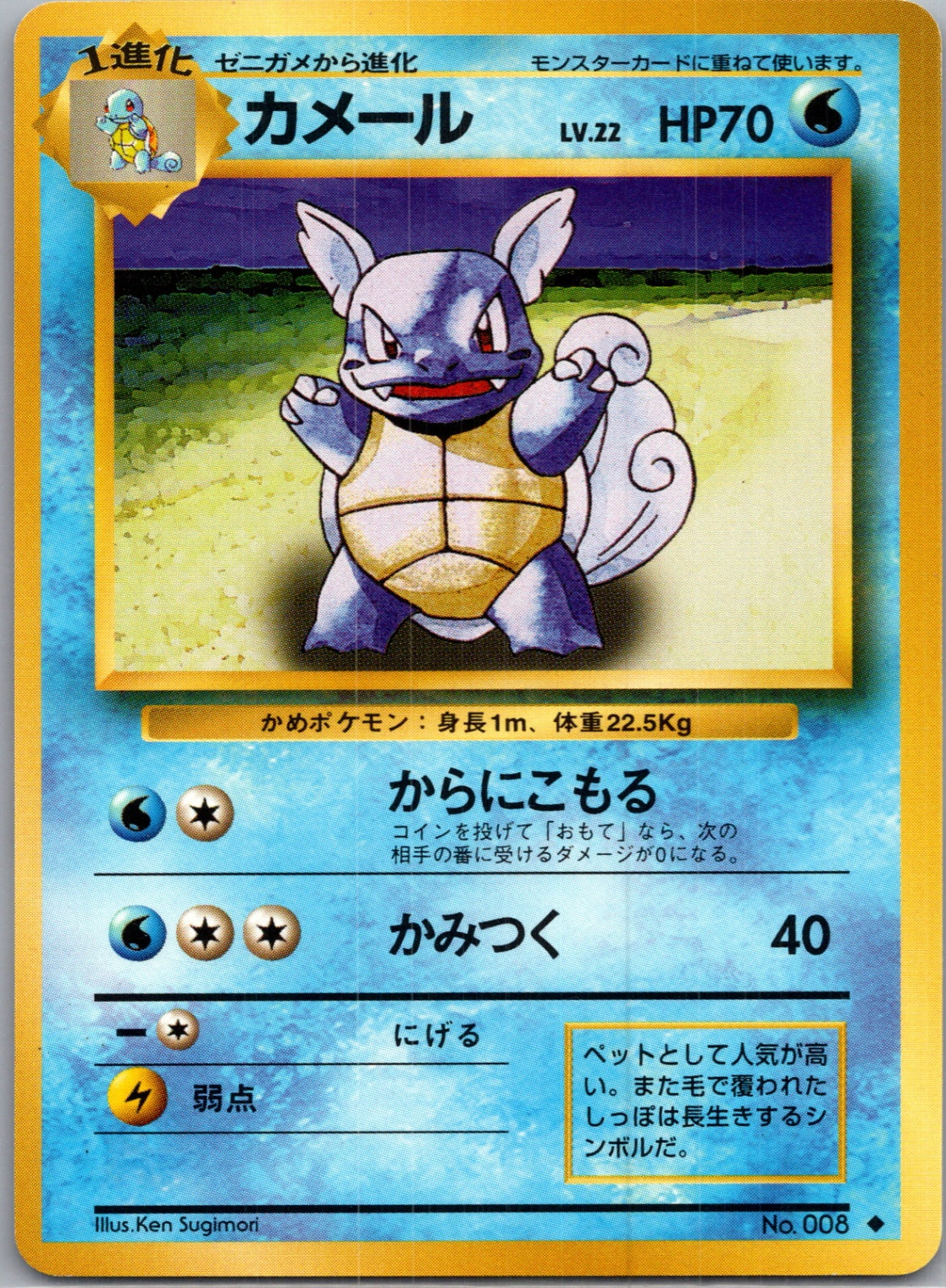 1996 Expansion Pack  Wartortle Uncommon  (JP) H357
