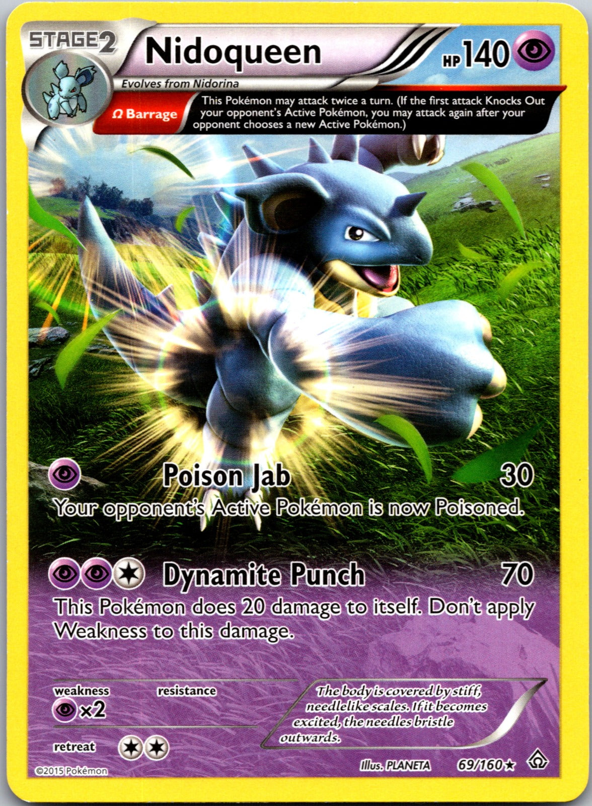 2015 XY - Primal Clash 69/160 Nidoqueen (Omega) LP