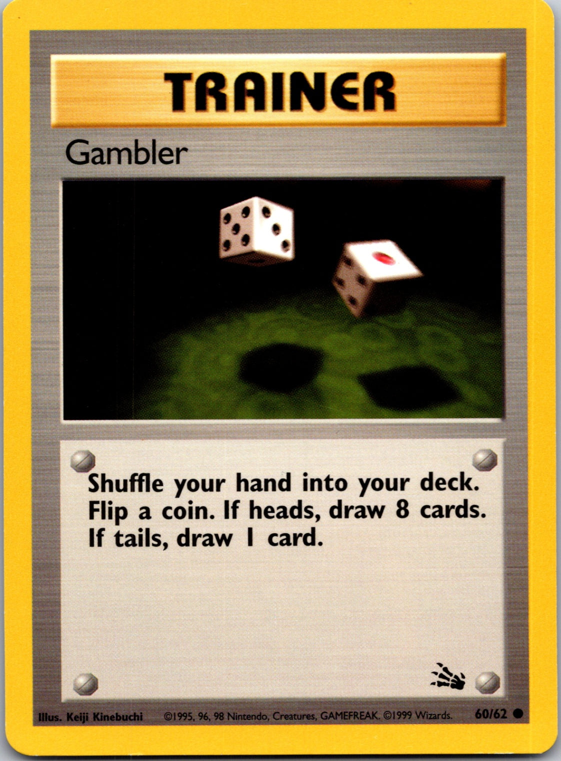 1999 Fossil 60/62 Gambler Common L164
