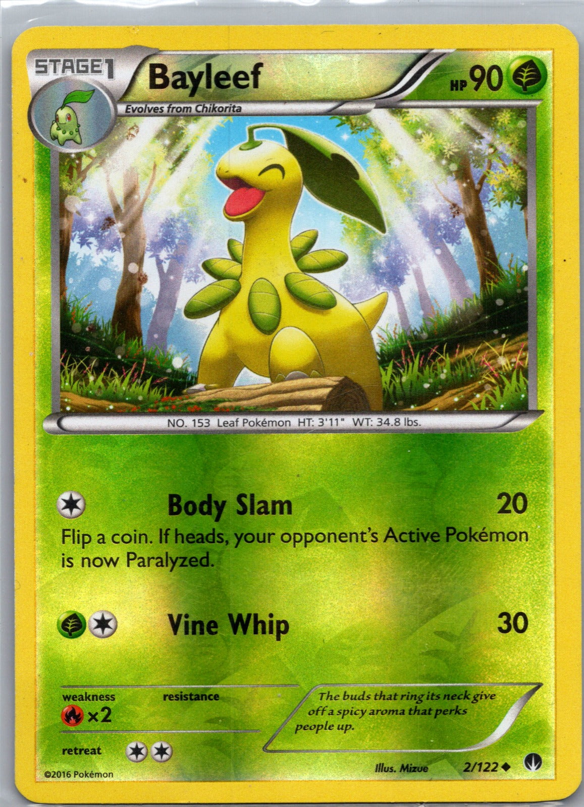 2016 XY - BREAKpoint 2/122 Bayleef LP