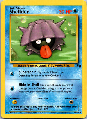 1999 Fossil 54/62 Shellder Common L125