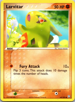 2004 Team Rocket Returns 62/109 Larvitar LP