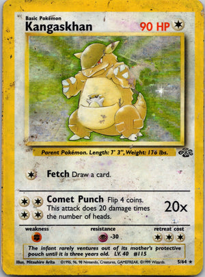 2000 Base Set 2 026/130 Kangaskhan Rare G309