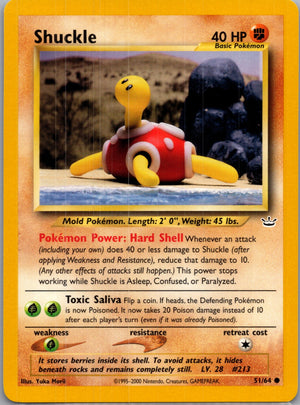 Neo Revelation 51/64 Shuckle Common NM