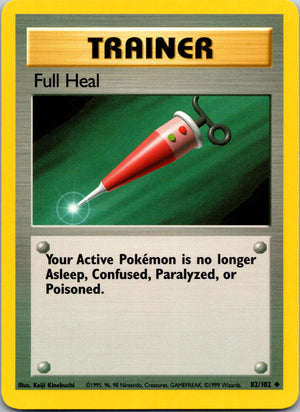 1999 Base Set #082/102 Full Heal Uncommon C158