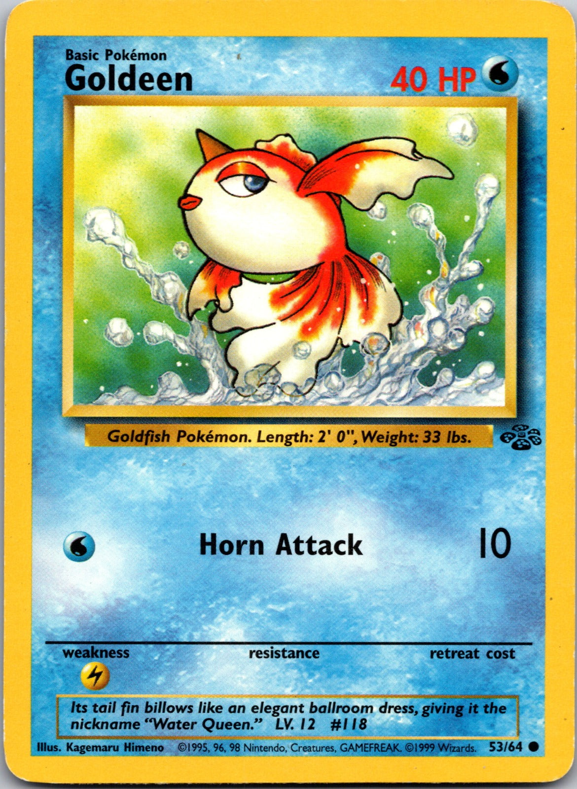 1999 Jungle 53/64 Goldeen MP E84