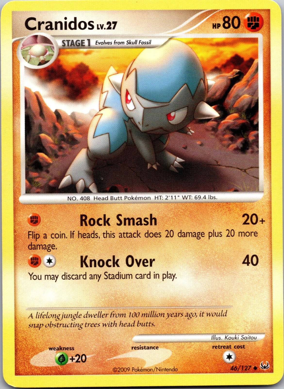 2009 Platinum 46/127 Cranidos LP E276