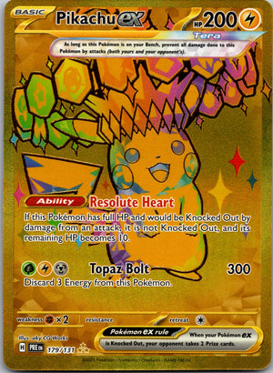 2024 SV08: Surging Sparks 247/191 Pikachu ex NM