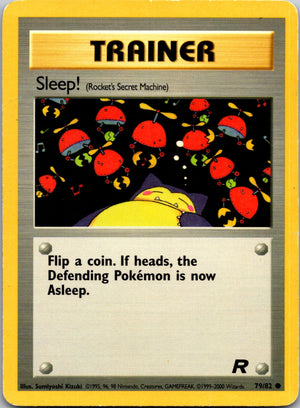 2000 Team Rocket 79/82 Sleep! Uncommon M298