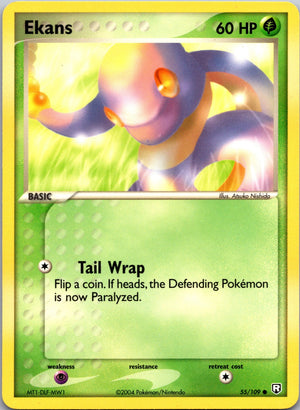 2004 Team Rocket Returns 55/109 Ekans LP