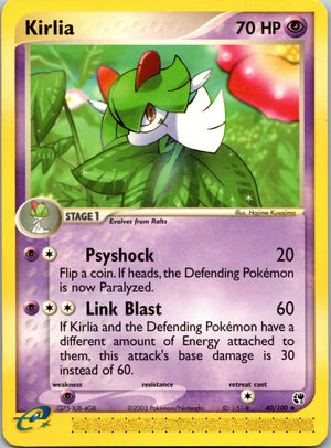 2003 Sandstorm 40/100 Kirlia LP