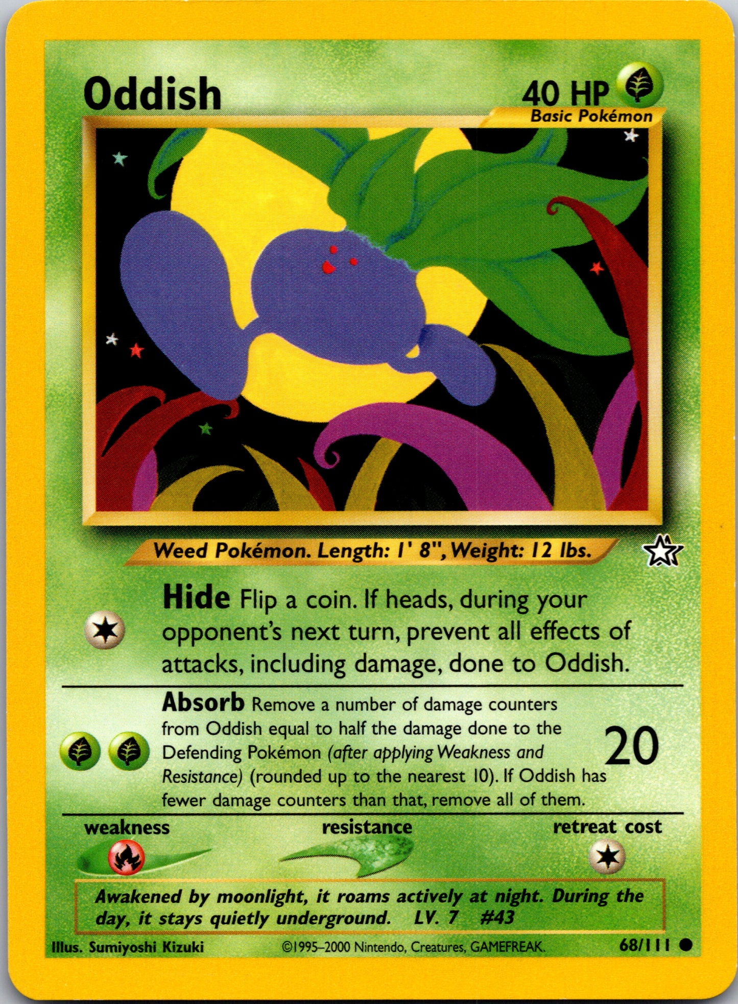 2000 Neo Genesis 068/111 Oddish Common A282