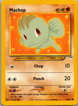 Neo Destiny 073/105 Machop Common NM