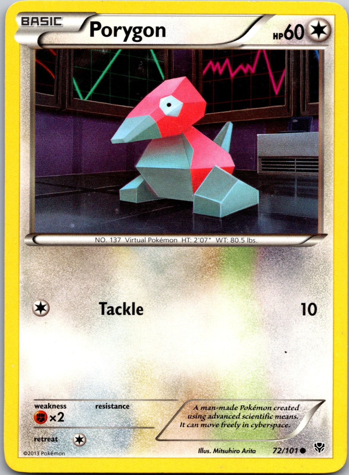 2013 Plasma Blast 72/101 Porygon LP