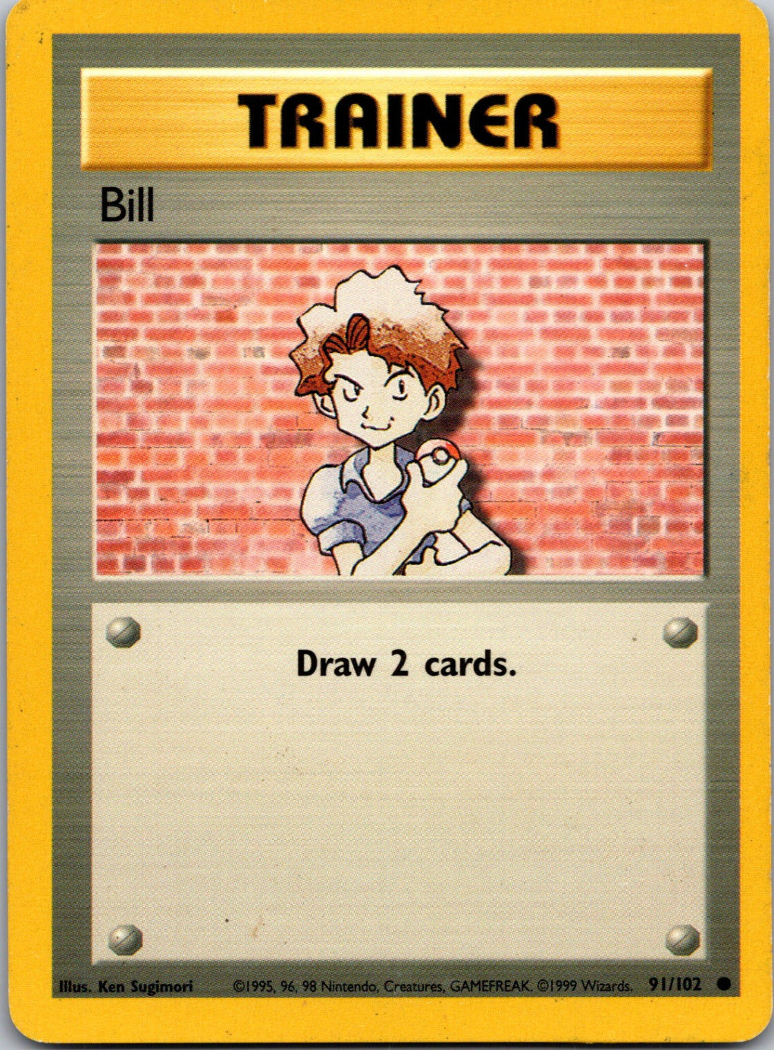 1999 Base Set #091/102 Bill Common C187