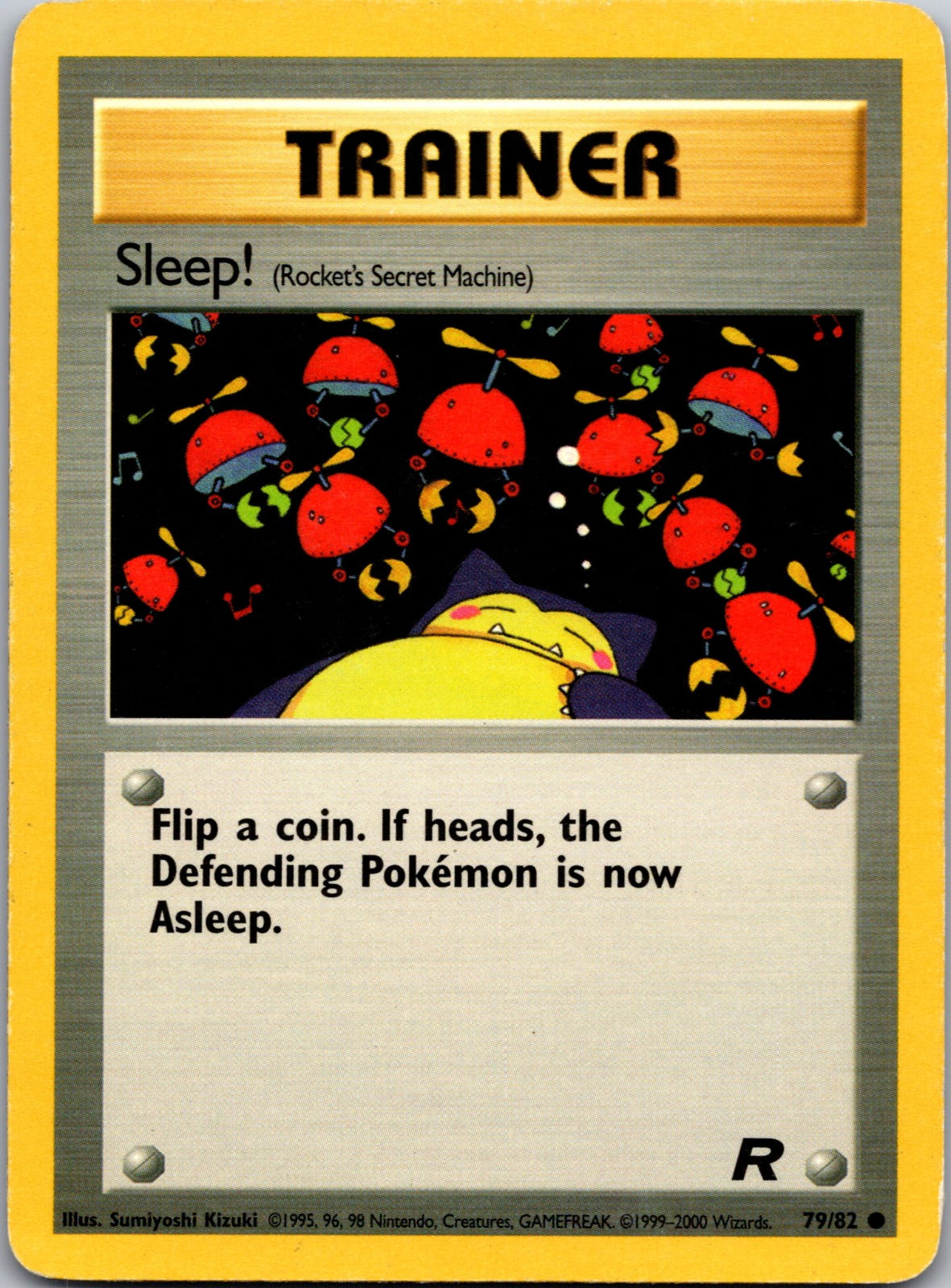 2000 Team Rocket 79/82 Sleep! (Rocket's Secret Machine) LP