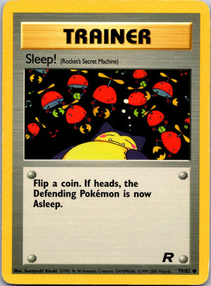 2000 Team Rocket 79/82 Sleep! (Rocket's Secret Machine) LP