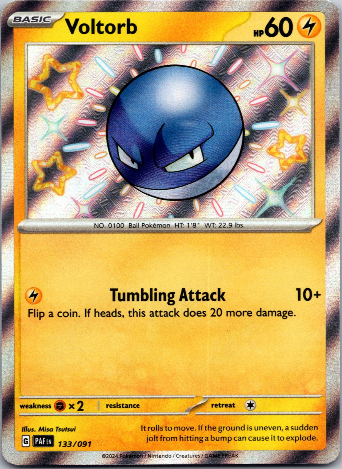2023 SV: Scarlet & Violet 151 100/165 Voltorb NM