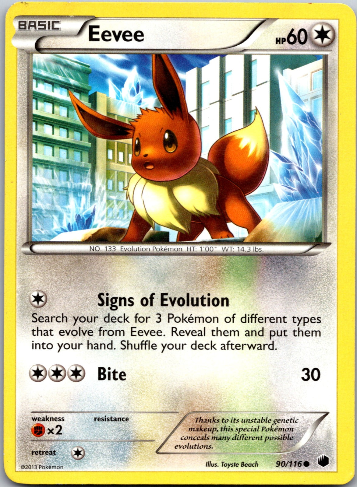 2013 Plasma Freeze 90/116 Eevee (90) LP