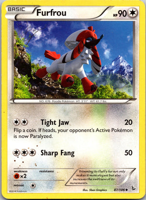 2014 XY - Flashfire 87/106 Furfrou LP
