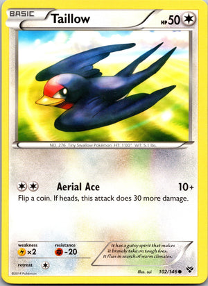 2014 XY Base Set 102/146 Taillow LP
