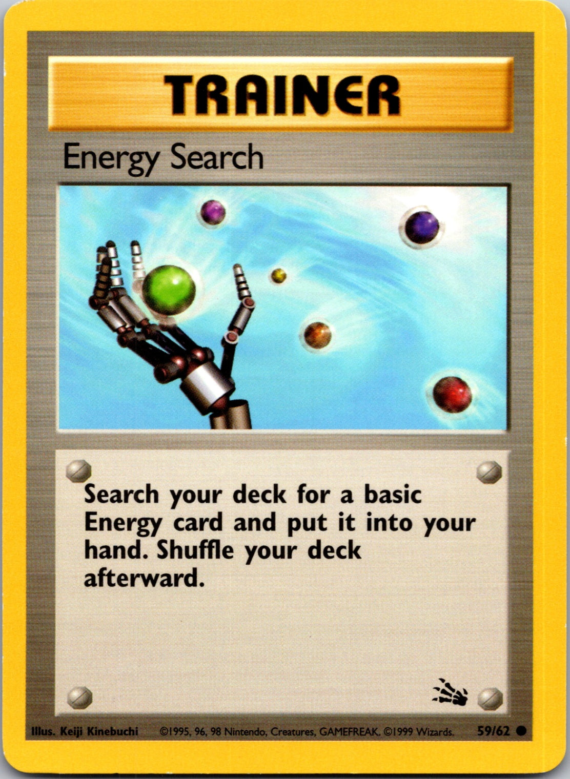 1999 Fossil 59/62 Energy Search Common L156