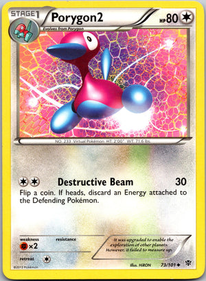 2013 Plasma Blast 73/101 Porygon2 LP