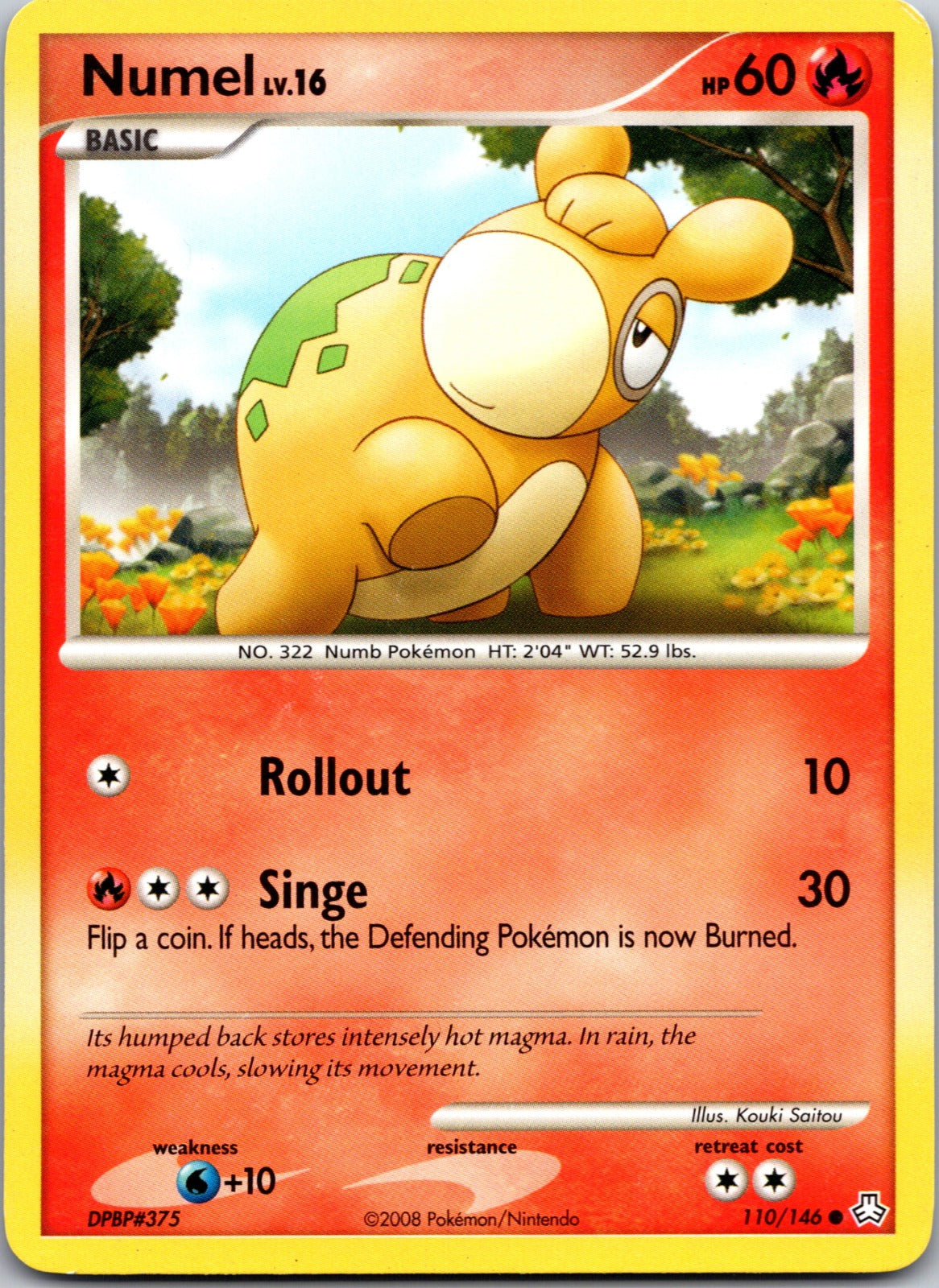 2008 Legends Awakened 110/146 Numel LP