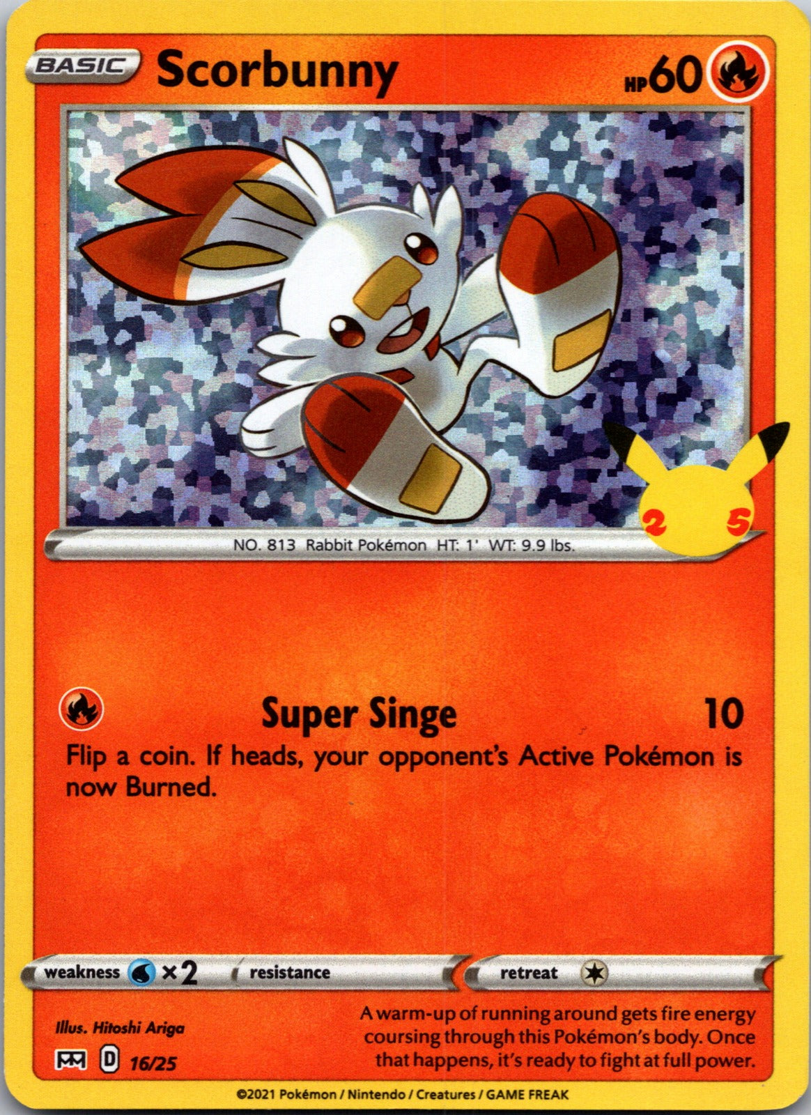 2019 SWSH: Sword and Shield Promo Cards SWSH002 Scorbunny LP