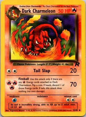 2000 Team Rocket 32/82 Dark Charmeleon Uncommon A240