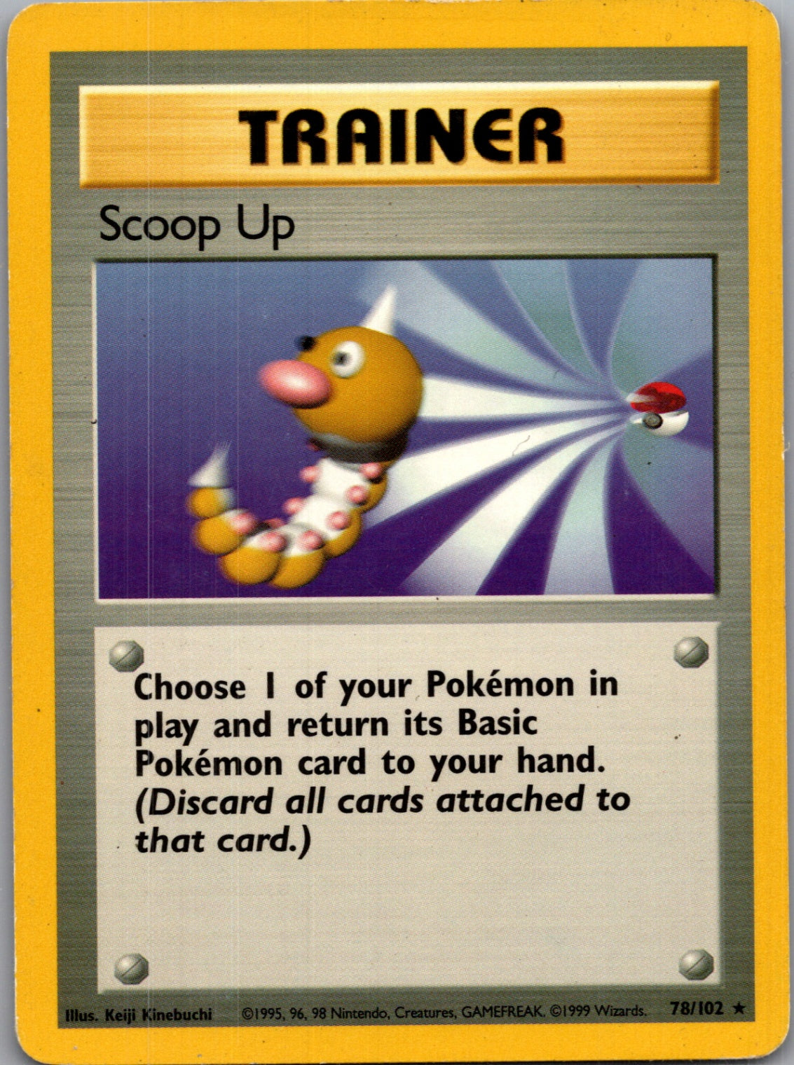 1999 Base Set 78/102 Scoop Up Common C7