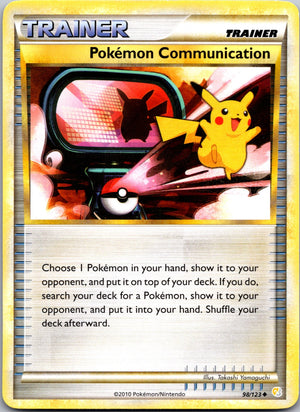 2010 HeartGold SoulSilver 98/123 Pokemon Communication LP