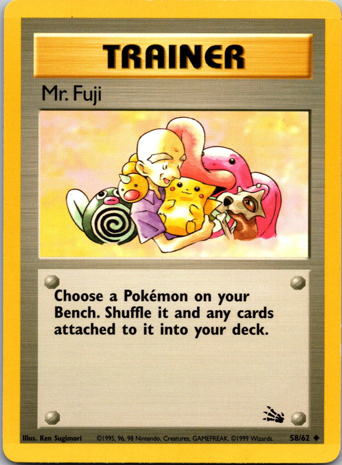 1999 Fossil 58/62 Mr. Fuji Uncommon C334