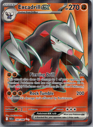 2025 SV: Black Bolt 160/086 Excadrill ex Ultra Rare F207