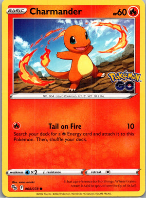 2022 Pokemon GO 008/078 Charmander LP