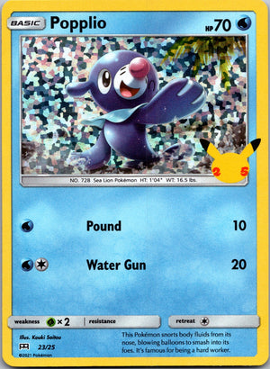 2017 McDonald's Promo 2017 004/012 Popplio - 4/12 LP