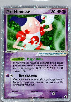 2004 FireRed and LeafGreen 110/112 Mr. Mime ex LP