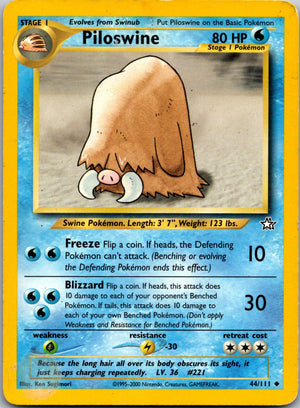 2000 Neo Genesis 044/111 Piloswine LP