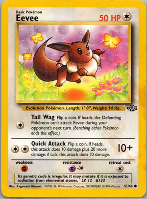 Jungle 51/64 Eevee Common NM