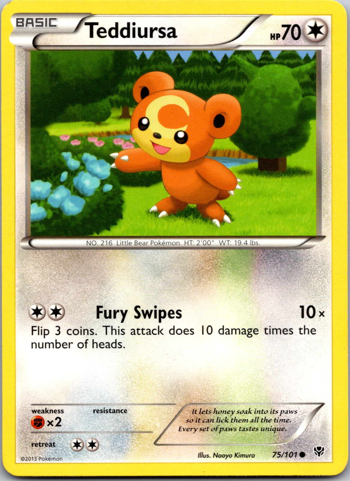 2013 Plasma Blast 75/101 Teddiursa LP