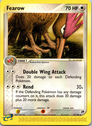 2003 Sandstorm 37/100 Fearow LP