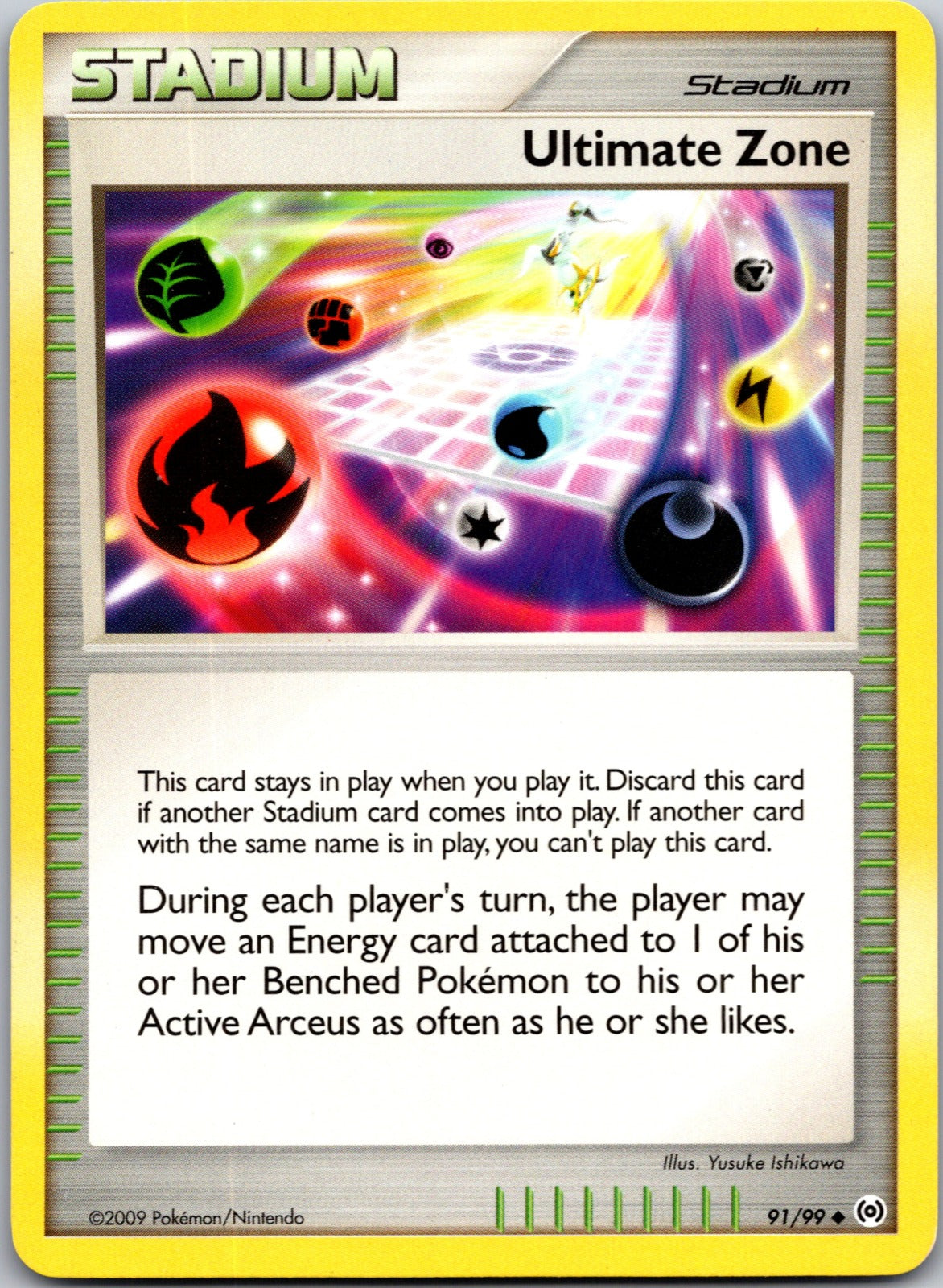 2009 Arceus 91/99 Ultimate Zone LP D159