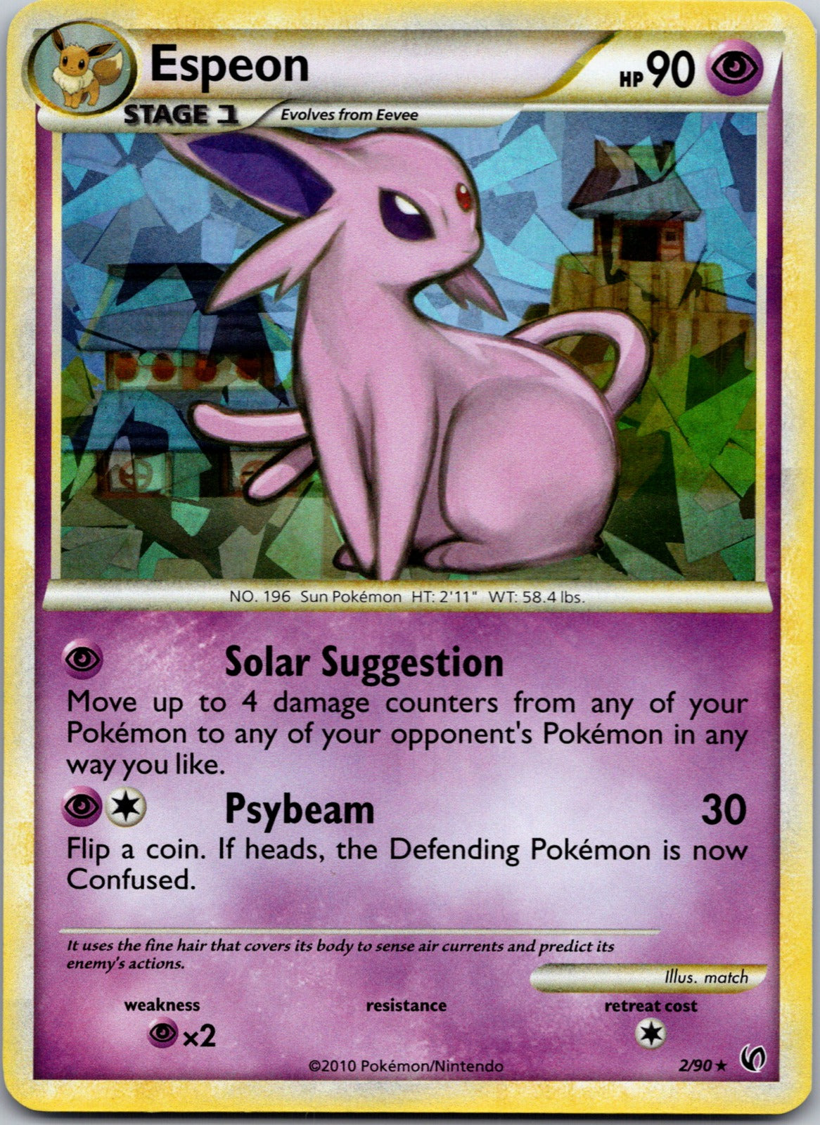 2010 Undaunted 2/90 Espeon MP