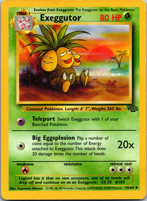 1999 Jungle 35/64 Exeggutor LP